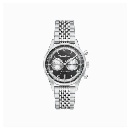 Bild von Chronograph "Rebel at Heart", 40 mm, silber/schwarz