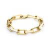 Bild von Armband "LJ-1083-B-21" aus Edelstahl, IP Gold