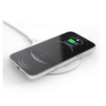Bild von Wireless Charging Pad "Aura", Acrylic Glass Silver