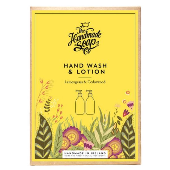 Bild von "Gift Set Hand Wash & Lotion", Zitronengras und Zedernholz