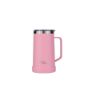 Bild von Edelstahl Bierkrug mit Trinkdeckel und Thermofunktion, 700 ml, pink