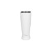 Bild von Edelstahl Weizenbierglas mit Trinkdeckel und Thermofunktion, 500 ml, weiß