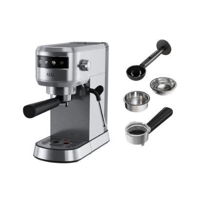 Bild von Espresso Siebträgermaschine "Gourmet 6 EC6-1-6ST", Edelstahl Silber