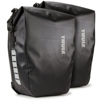 Bild von Fahrradtaschen Shield Pannier mit 2 Taschen, schwarz