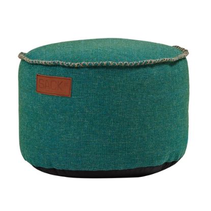 Bild von Sitzsack "Retro it Square Puff Cobana", petrol