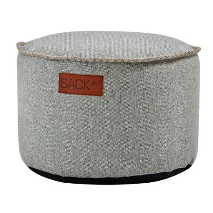 Bild von Sitzsack "Retro it Square Puff Cobana", grau