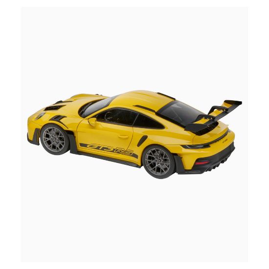 Bild von Modellauto "Porsche 911 GT3 RS (992)", gelb-schwarz