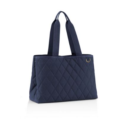 Bild von Tragetasche "Shopper Classic", L, rhombus midnight gold