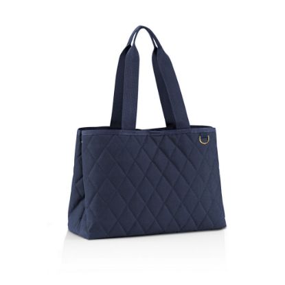 Bild von Shopper "Classic", L, rhombus midnight gold