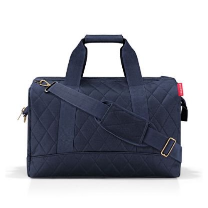 Bild von Reisetasche "Allrounder", L, rhombus midnight gold