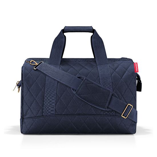 Bild von Reisetasche "Allrounder", L, rhombus midnight gold