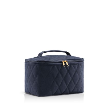 Bild von "Cosmetic Case", rhombus midnight gold