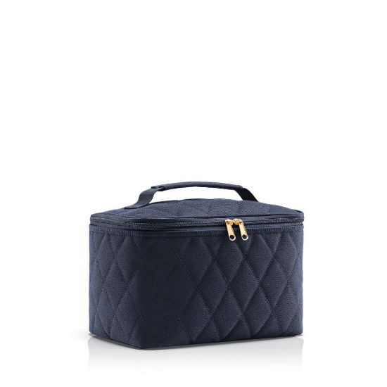 Bild von Kosmetiktasche "Cosmetic Case", rhombus midnight gold