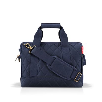Bild von Reisetasche "Allrounder", M, rhombus midnight gold