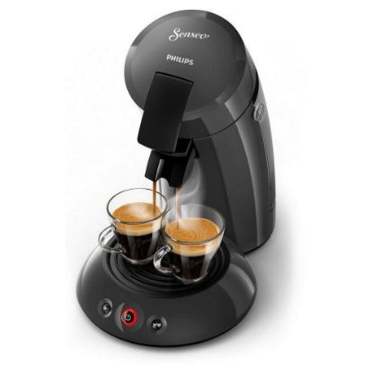 Bild von Kaffeepadmaschine "Senseo Original" mit Milchaufschäumer "HD6553/65", Schwarz