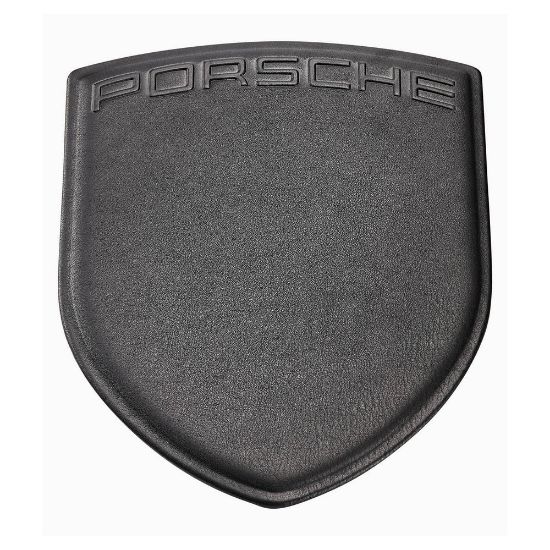 Bild von Leder-Mauspad Wappen, schwarz