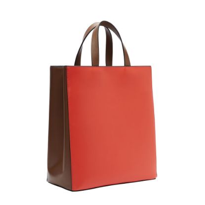 Bild von Handtasche "Paper Bag Tote M", sandstein/orange