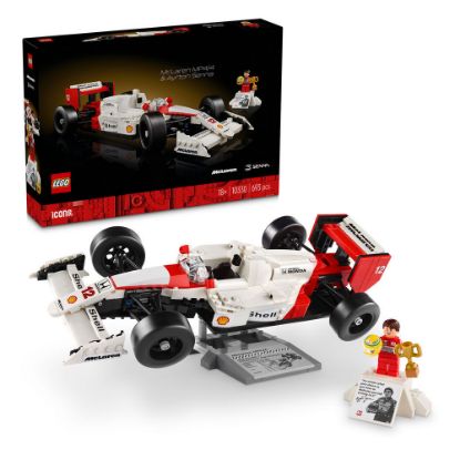 Bild von Bauspielzeug - Rennwagen "Icons - McLaren MP4/4 & Ayrton Senna"