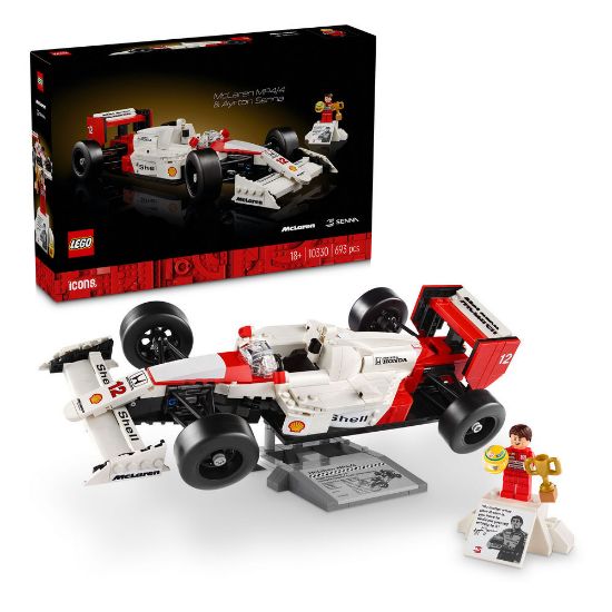 Bild von Bauspielzeug - Rennwagen "Icons - McLaren MP4/4 & Ayrton Senna"