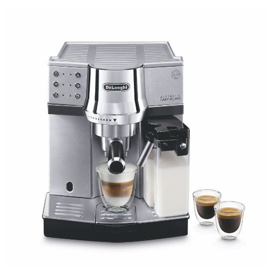 Bild von Espresso Siebträgermaschine "EC 820", silber/schwarz