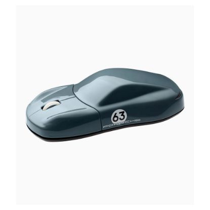 Bild von PC-Funkmaus "60Y Porsche 911", graublau-metallic