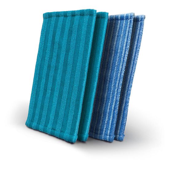 Bild von Mikrofaserpad-Set "XV1700/01" für alle Akku-Staubsauger Modelle "Aqua", 4-tlg.