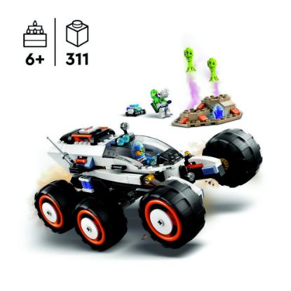 Bild von Bauspielzeug - Weltraum-Rover mit Außerirdischen "City"