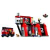 Bild von Bauspielzeug - Feuerwehrstation mit Drehleiterfahrzeug "City"