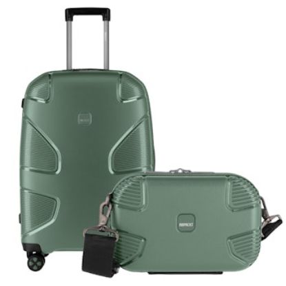 Bild von 4-Rad-Trolley S IP1 im Set mit Umhängetasche, Deep Sea Green