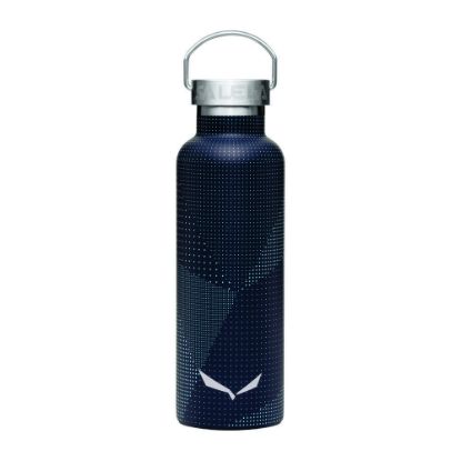Bild von Isolierflasche "Valsura", 0.65 L, navy/dots