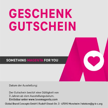 Bild von Love Magenta Geschenkgutschein 10€