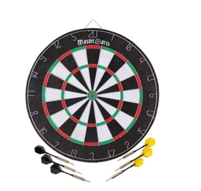 Bild von Dartscheibe mit Pfeilen, 45,8 cm