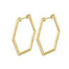Bild von Creolen "FRENCH CHIC", 925 Sterlingsilber, gold