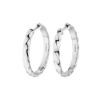 Bild von Creolen "SOLID FLAIR", 925 Sterlingsilber, silber