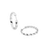 Bild von Creolen "SOLID FLAIR", 925 Sterlingsilber, silber