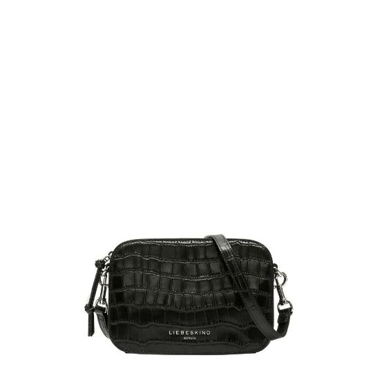 Bild von Umhängetasche "Luka Crossbody Kroko", S, schwarz