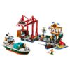 Bild von Bauspielzeug - Hafen mit Frachtschiff "City"