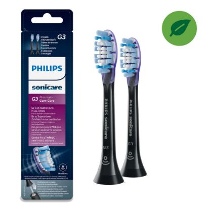 Bild von Bürstenköpfe "Premium Gum Care HX9052/33", 2 St., schwarz