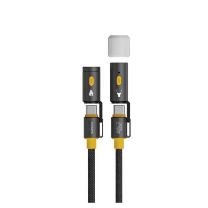 Bild von USB-C Kabelset "3in1 Explorer" 240W, 1,5m, schwarz