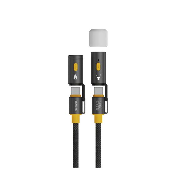 Bild von USB-C Kabelset "3in1 Explorer" 240W, 1,5m, schwarz