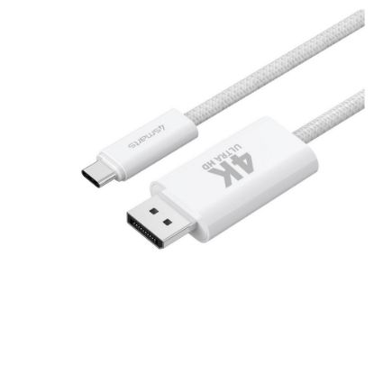 Bild von USB-C auf "Display Port Kabel", 2m, weiß