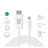 Bild von USB-C auf "Display Port Kabel", 2m, weiß