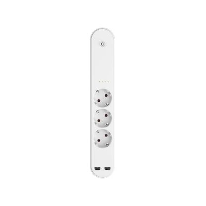 Bild von 3in1 Mehrfachdose Smarthome "SHP-310U", weiß