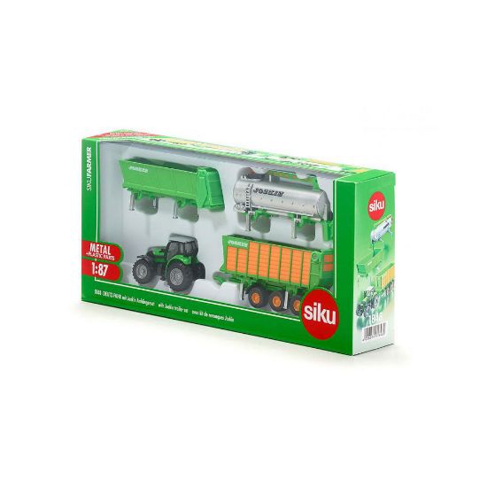 Bild von Traktor "DEUTZ" mit Joskin Anhängerset