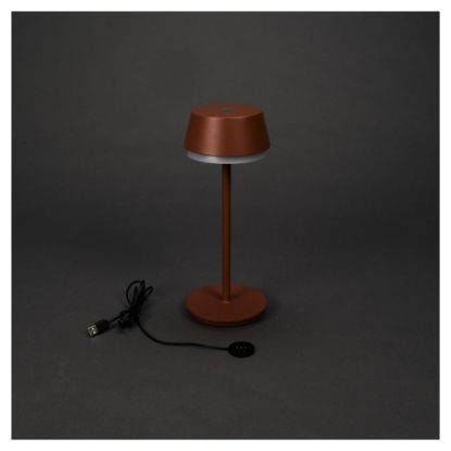 Bild von LED USB Tischleuchte "Lyon", terracotta