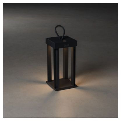 Bild von "LED USB" Laterne Cannes, schwarz