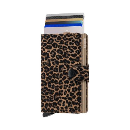 Bild von Miniwallet, leo beige