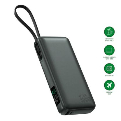 Bild von Powerbank "Enterpirse" 130 Watt mit integriertem USB-C Kabel