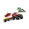 Bild von Feuerwehrgeländewagen mit Rettungsboot "City"