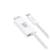 Bild von USB Typ-C auf HDMI Kabel, 2m, Weiß